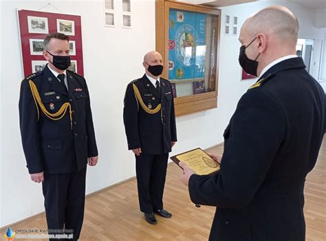 Uroczyste pożegnanie strażaków odchodzących na emeryturę