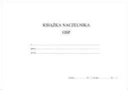 Zdjęcie przedstawiające otwartą Książkę Naczelnika OSP z przyborami do pisania