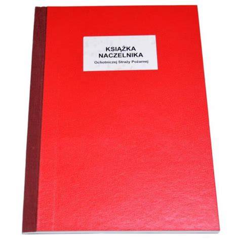 Wypełniona strona Książki Naczelnika OSP (przykładowa)