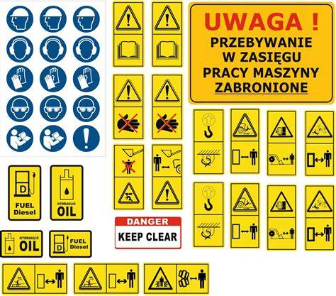 Ilustracja symbolizująca ostrzeżenie o małych elementach i magnesach w klockach
