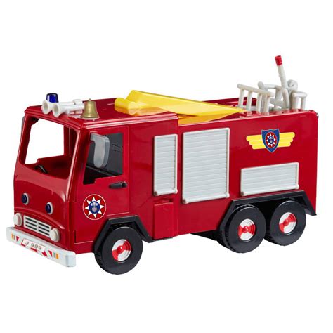 Thematic photo of the Fireman Sam Jupiter truck toy