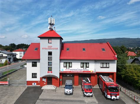 zdjęcie nowego boksu garażowego OSP Buczkowice