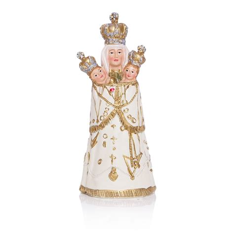 Figurka św. Anny ocalona z pożaru