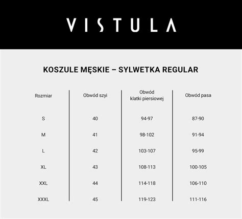 Infografika prezentująca tabelę rozmiarów koszul strażackich z obwodem kołnierzyka i wzrostem
