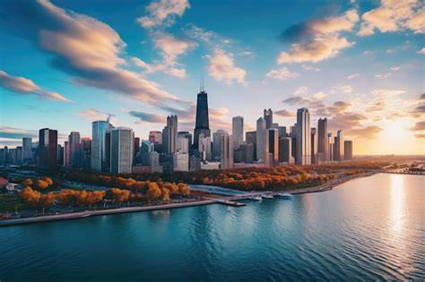 Spalone Chicago; widok na ruiny miasta po pożarze z 1871 roku, pocztówka z 1912 roku