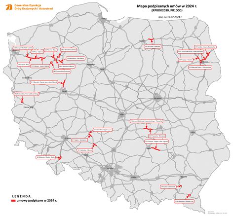 Mapa z zaznaczonymi objazdami i korkami po pożarze ciężarówki
