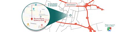 Mapa z zaznaczoną lokalizacją siedziby OSP RP Małopolski Oddział Wojewódzki w Nowym Sączu
