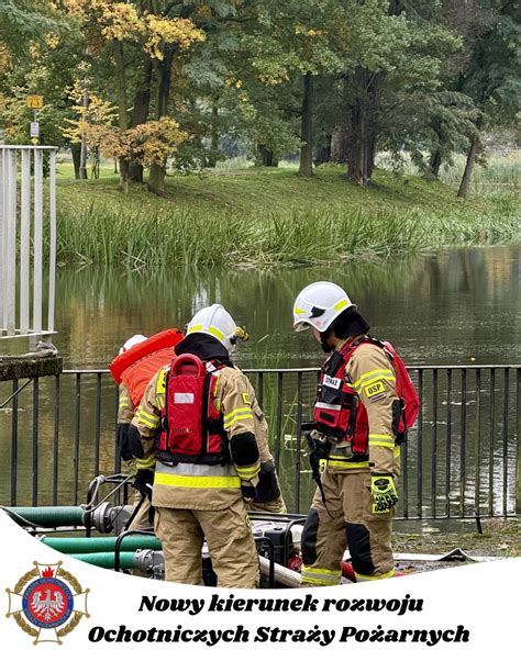 Strażacy OSP Bystrzyca Górna podczas działań prewencyjnych