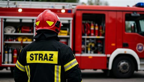 Strażacy OSP w nowym umundurowaniu, sprzęt ratowniczy
