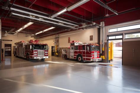 Thematic photo of a car with a firefighter's uniform inside, parked near a fire station.