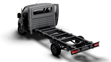 The Opel Movano chassis ready for specialized bodywork