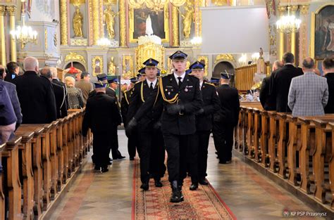 Prawosławni kapelani straży pożarnej podczas uroczystości poświęcenia
