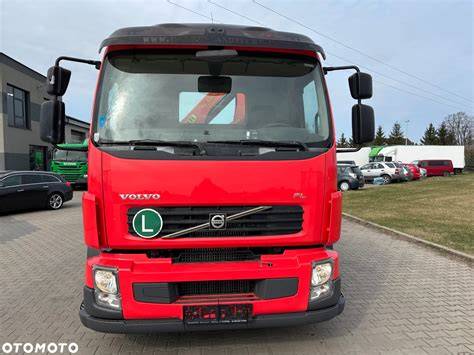 Szkic podwozia Volvo FL z zaznaczeniem punktów zabudowy