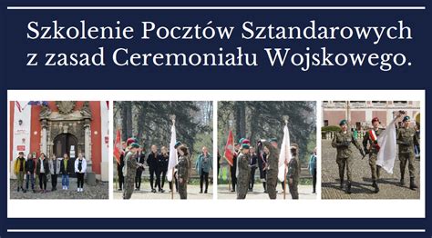 Zasady umundurowania pocztu sztandarowego - schemat
