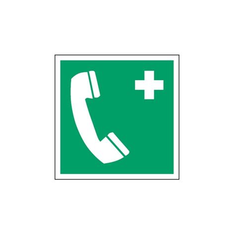 Znak alarmowy i telefon