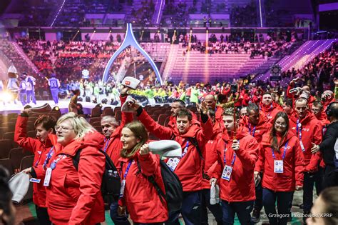 Zdjęcie z ceremonii otwarcia Światowych Igrzysk Strażaków