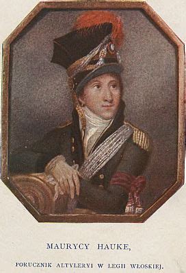 Portret generała Maurycego Hauke.