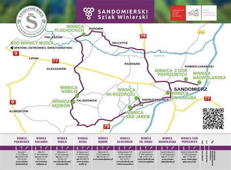 Mapa Gminy Baranów Sandomierski z zaznaczonymi lokalizacjami remiz OSP