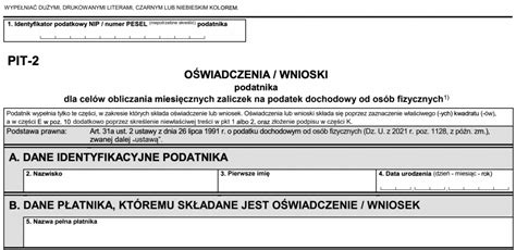 schemat kroków wypełniania PIT online dla 1,5% podatku