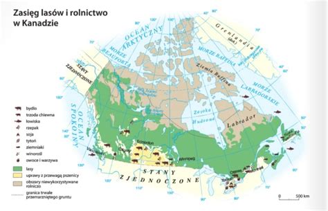 mapa Kanady z zaznaczonymi obszarami objętymi pożarami i kierunkiem rozprzestrzeniania się dymu