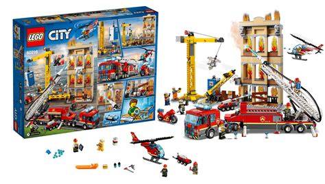 Zestaw LEGO City Wóz strażacki z uruchomionymi światłami i syreną