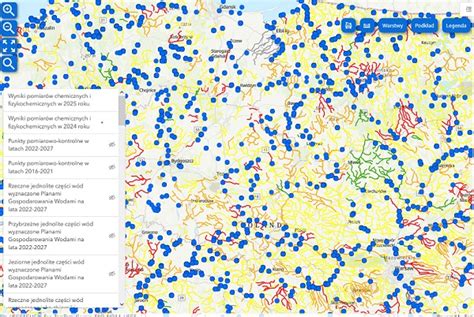 Mapa wskazująca lokalizację ujęcia wody mineralnej 