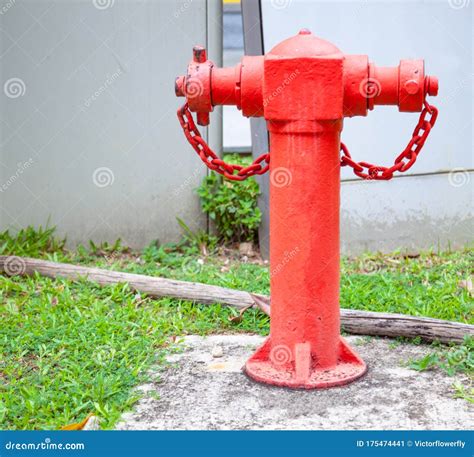 Thematic photo of a red above-ground fire hydrant on a city street