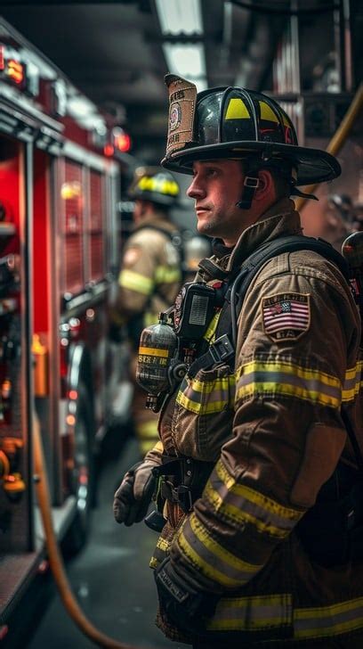 Thematic photo of a volunteer firefighter in action, emphasizing safety