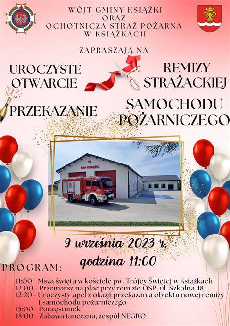 Uroczyste otwarcie remizy i przekazanie pojazdu w Ocicach