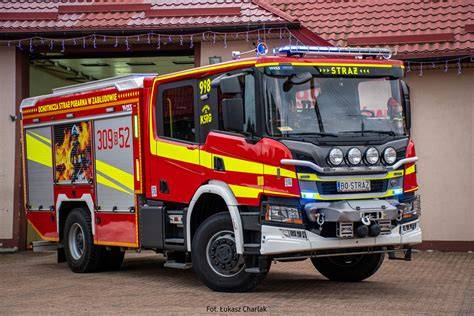 Photo of the GBA-Rt 3/16 SCANIA P360/ISS Wawrzaszek fire truck