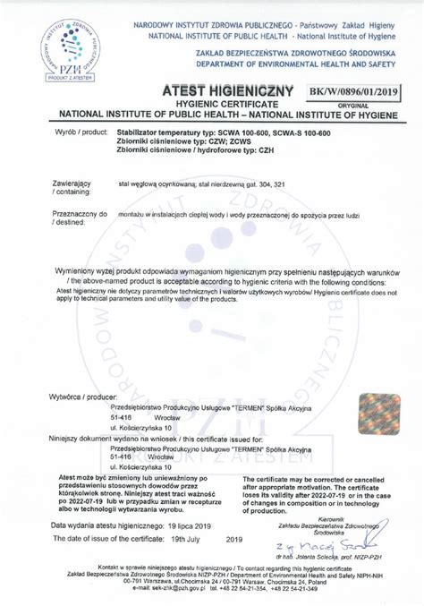 certyfikaty i atesty dla rękawic strażackich