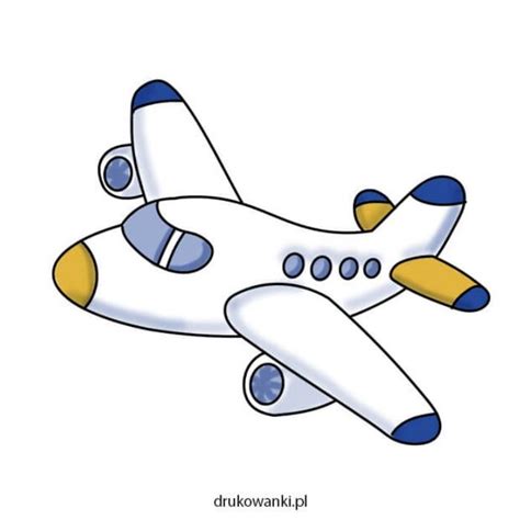 Ilustracja zabawkowego samolotu ratunkowego Strażaka Sama z otwartym kokpitem i widocznymi akcesoriami