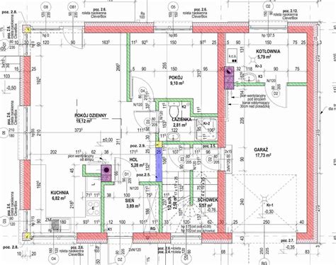 Plan rozmieszczenia hydrantów wewnętrznych w typowym budynku biurowym