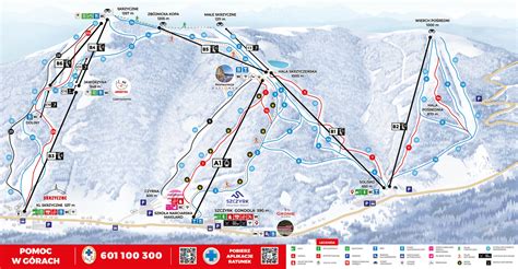 Mapa trasy SKIBUS w Szczyrku, pokazująca przystanki Szczyrk Gondola, Solisko, Skalite