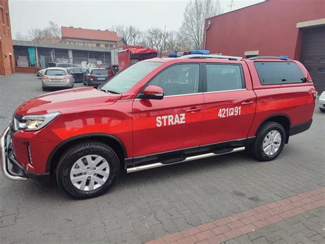 Mitsubishi L200 jako samochód rozpoznawczo-ratowniczy PSP Rawicz