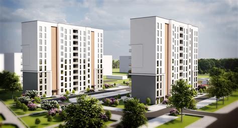 wizualizacja nowych bloków mieszkalnych w Sędziszowie Małopolskim