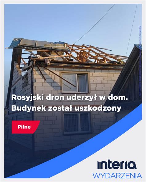 Zniszczone dachy domów po pożarze w Nowym Stawie