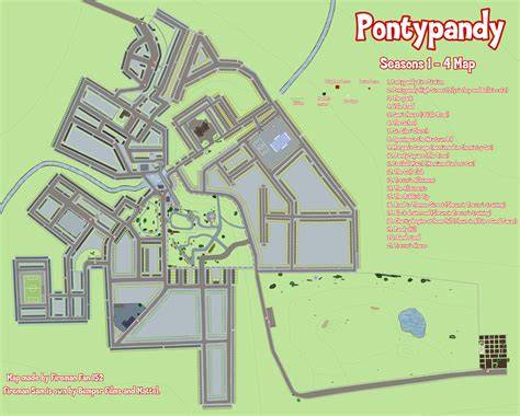 Mapa miasteczka Pontypandy