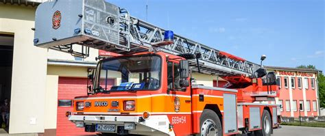 Drabina mechaniczna SCD-30 Iveco Magirus OSP Krzeszowice