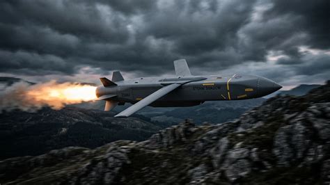 Schemat działania pocisku manewrującego Storm Shadow