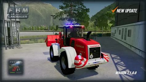 Zrzut ekranu lub render modyfikacji lotniskowej straży pożarnej w Farming Simulator 17