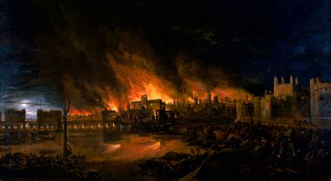 Panorama Londynu przed Wielkim Pożarem 1666 roku