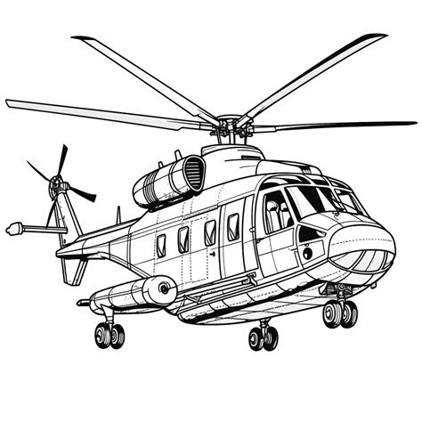 szkic helikoptera - krok 6: łopaty i wykończenie