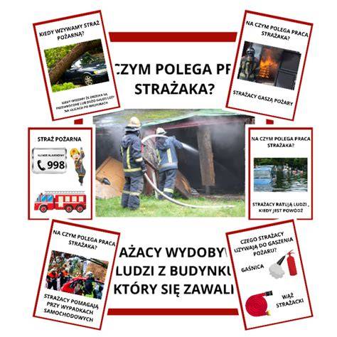 infografika atrybuty strażaka