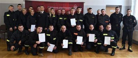 Portret wyróżnionego strażaka Ochotniczej Straży Pożarnej