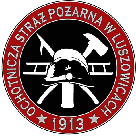 Znak Ochotniczej Straży Pożarnej lub herb gminy Bronisin Dworski