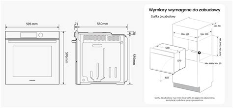 Schemat przedstawiający wymiary bazy i pojazdu oraz lokalizację kluczowych elementów interaktywnych