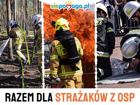 Zestaw identyfikatorów imiennych dla strażaków OSP z różnymi typami zapięć