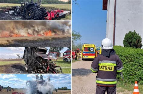 Infografika przedstawiająca rozkład procentowy typów pożarów w rolnictwie podczas żniw