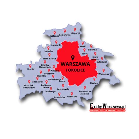 Mapa obszaru działania OSP Waglany